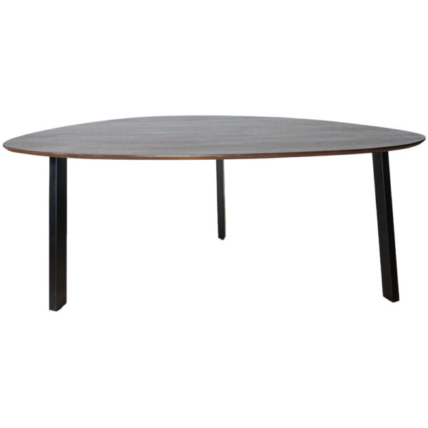 Eettafel Tinus Bruin - Kiezelvormig 240 cm