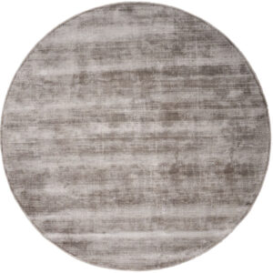 Vloerkleed Cos - Viscose Taupe Rond ø200 cm