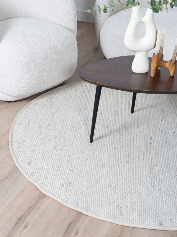 Vloerkleed Scott Beige Rond ø200 cm