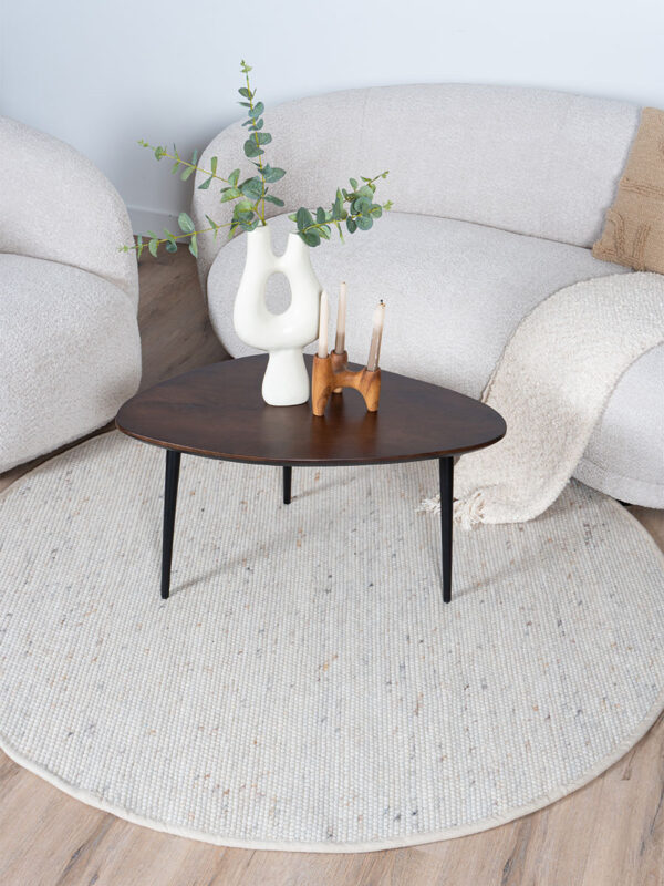 Vloerkleed Scott Beige Rond ø200 cm