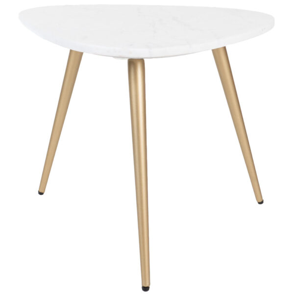 Salontafel Milou - Marmer - 55 cm - Goud