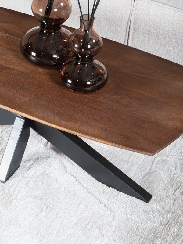 Salontafel Felix - Espresso Mangohout - 120 x 55 cm