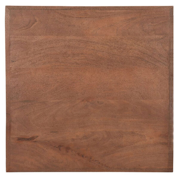 Tafelblad Horeca - Espresso Mangohout - 70 x 70 cm