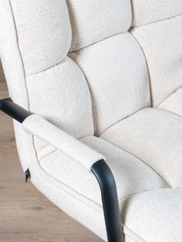 Fauteuil Dorus Arm Bouclé - Naturel