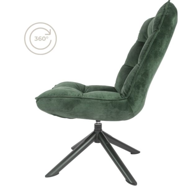 Fauteuil Dorus Adore Velvet - Army Green 29