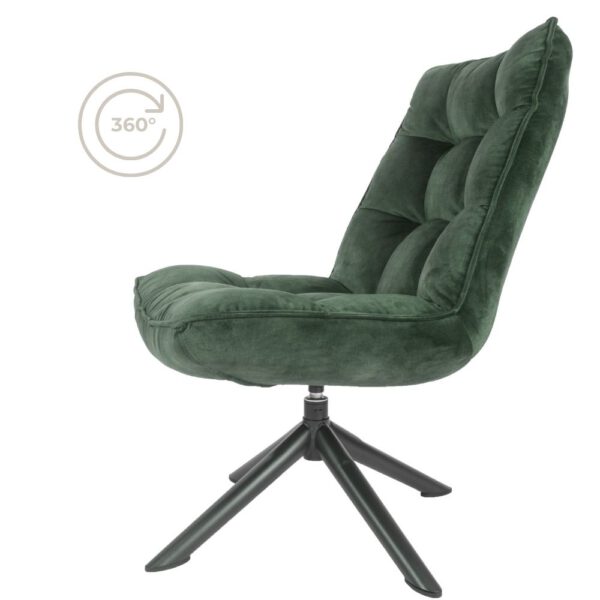 Fauteuil Dorus Adore Velvet - Army Green 29