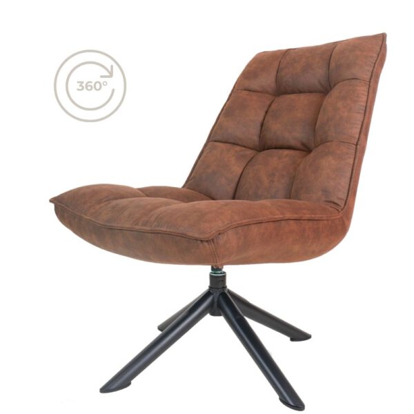 Fauteuil Dorus Cowboy - Cognac 215