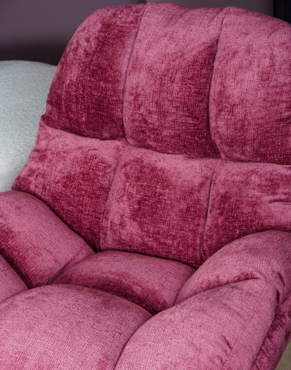 Fauteuil Charlie Bordeaux - Afbeelding 7