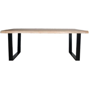 Eettafel Uvra 180 cm - u poot - Mangohout Naturel