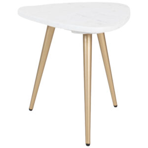 Salontafel Milou - Marmer - 40 cm - Goud