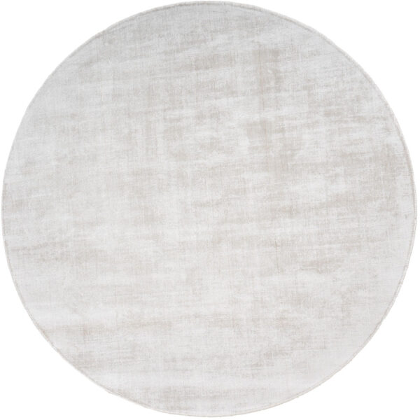 Vloerkleed Cos - Viscose Ivory Rond ø200 cm