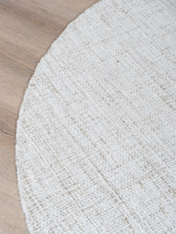 Vloerkleed Cross Light Beige - Rond ø200 cm