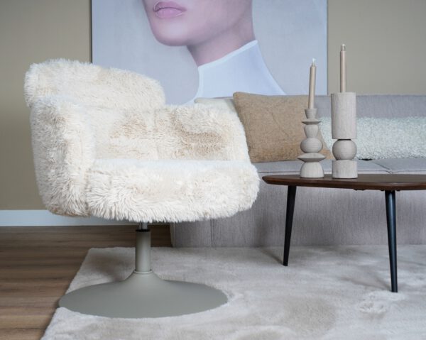 Fauteuil Scottie Fluffy Creme - Afbeelding 9