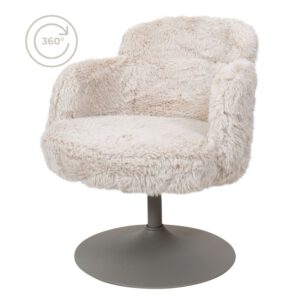 Fauteuil Scottie Fluffy Creme